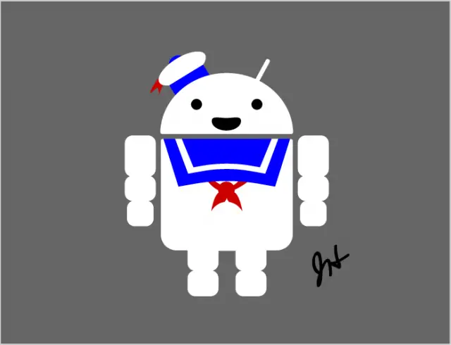 Android Marshmallow Man
