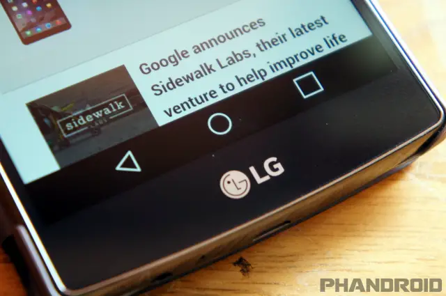 LG G4 nav bar