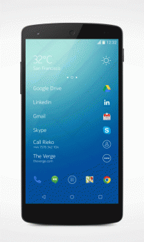 Z Launcher widget animation