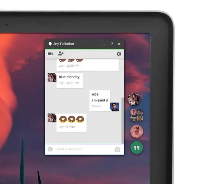 The Hangouts Chrome app now lets you draganddrop photos