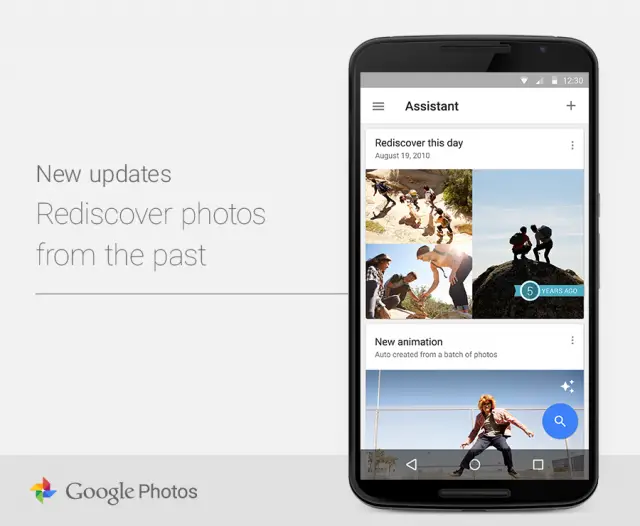 Google Photos Rediscover this day feature
