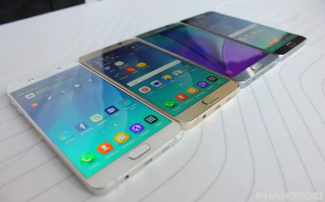 Samsung Galaxy Note 5 colors