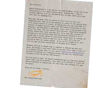 amazon underground letter cropped