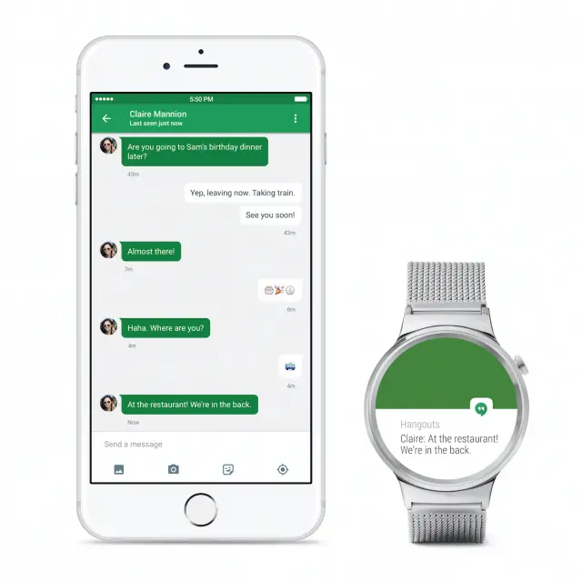 android wear ios