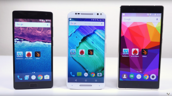 OnePlus 2 vs Moto X Pure Edition vs BLU Pure XL speed test