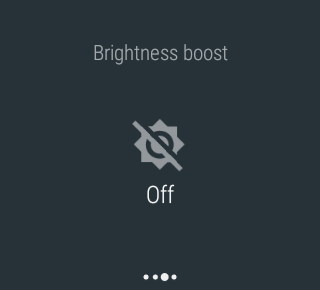 brightness boost