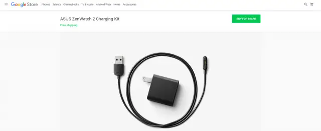 zenwatch 2 charger google store