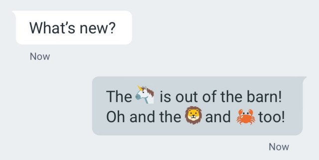 Mise à jour des emojis Android Nexus