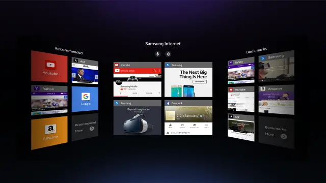 Samsung Gear VR internet web browser 1