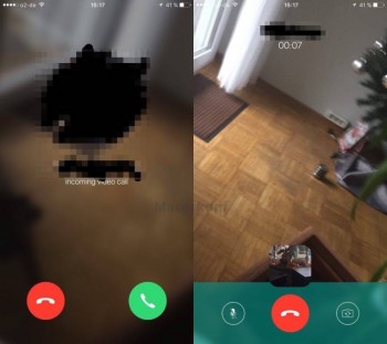 WhatsApp Video Calling screen shots