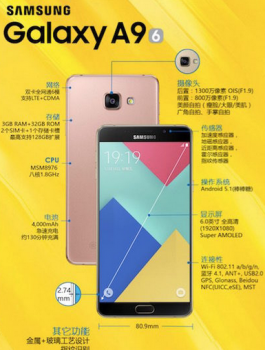 samsung galaxy a9 details