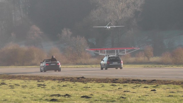 drone car landing