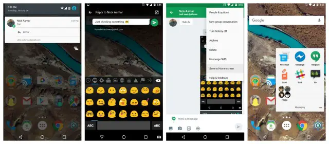 hangouts 7.0 quick reply update