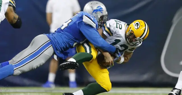 lions sack rodgers