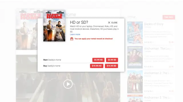 Google Play 50% off any movie rental promo