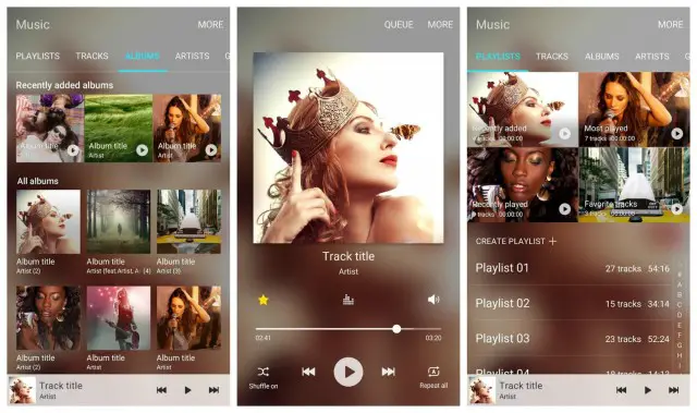 Samsung Music app beta Android