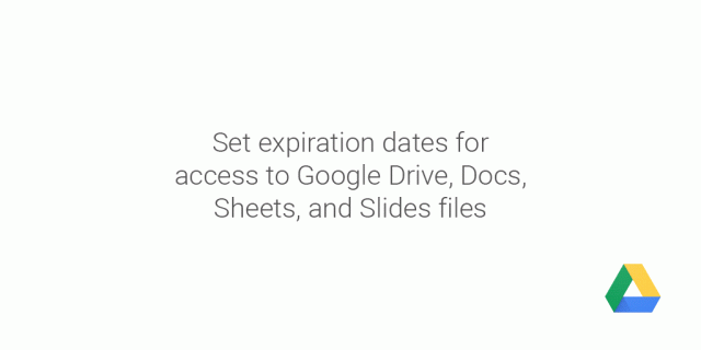 google drive document access expiration