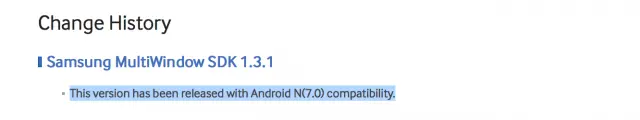 Android 7.0 N Samsung Developers