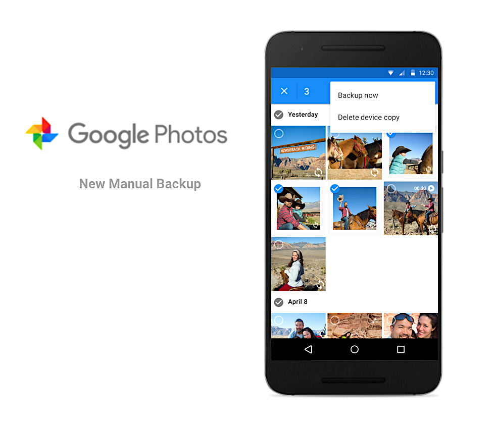 install google photos backup