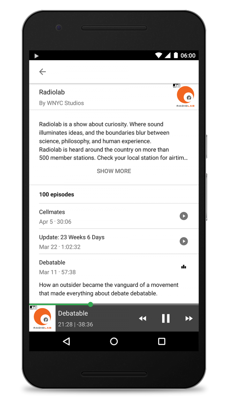 Want to listen to podcasts straight in the Google App? Now you can ...