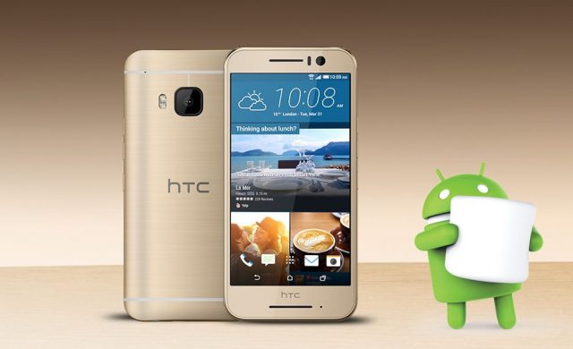 HTC One S9 gold