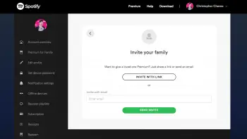 how to add member to spotify family