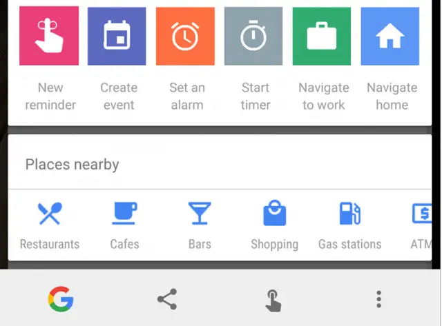 Google Now On Tap update