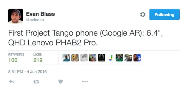 Project Tango phone