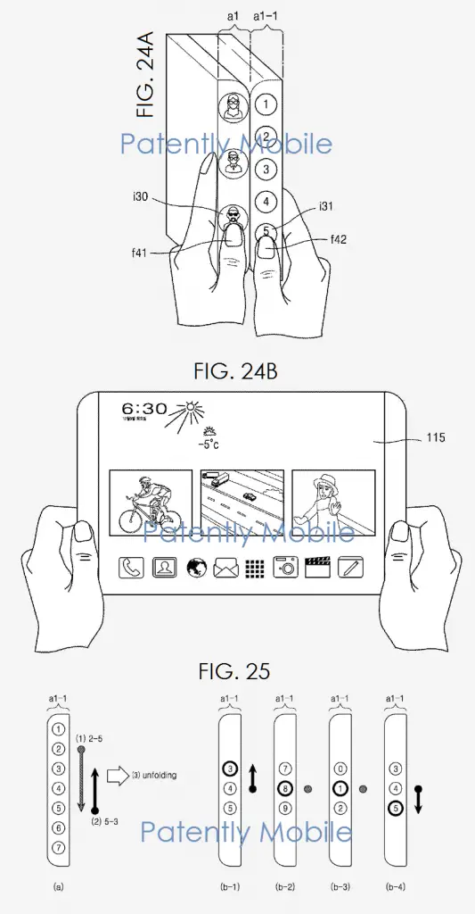 Samsung tablet edge patent