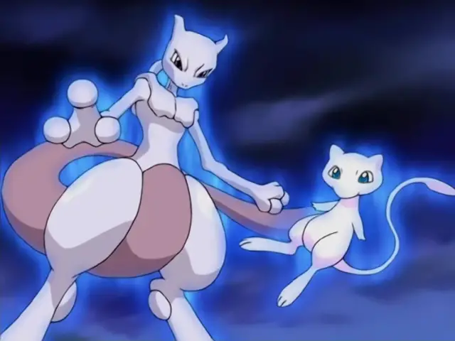 mew and mewtwo