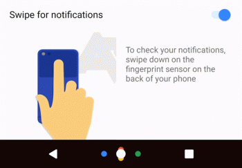 nexus fingerprint swipe