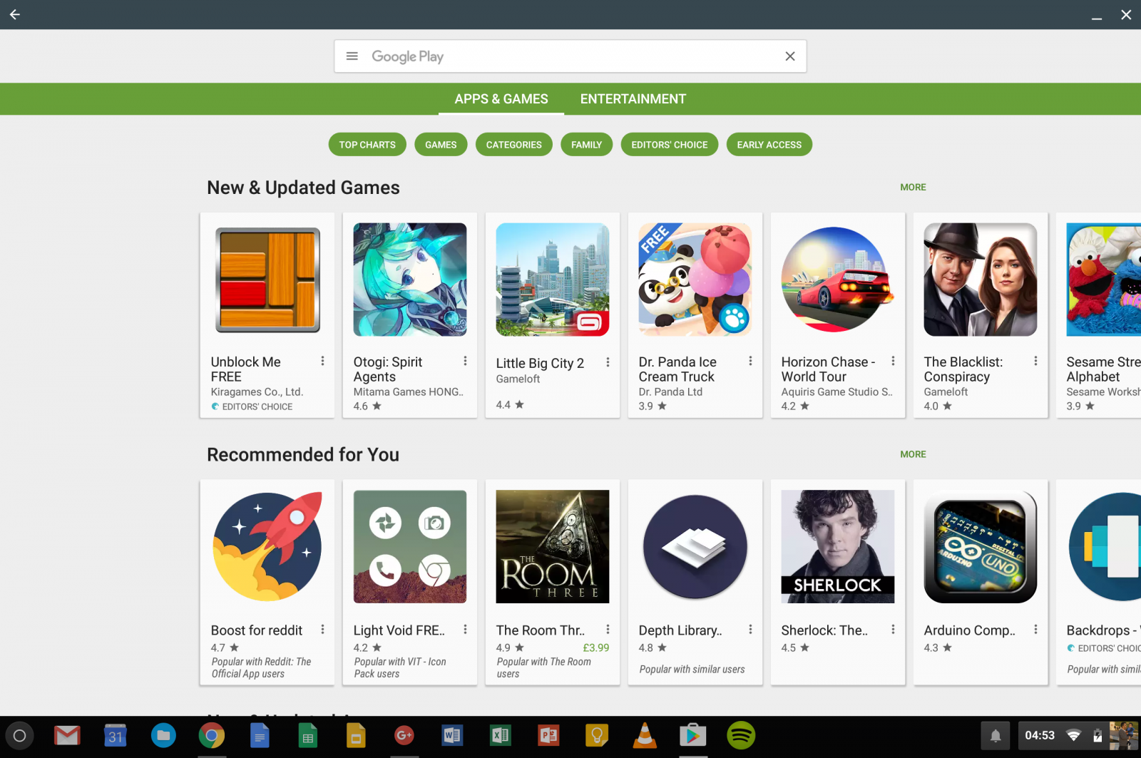 google play store download for chromebook