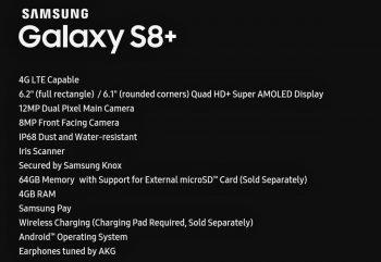 samsung galaxy 8 specs