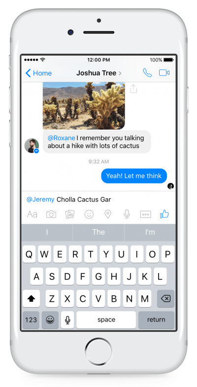 Facebook Messenger adds reactions and mentions for better group chats