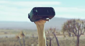 Samsung ostrich commercial