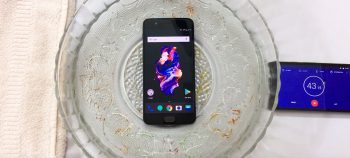 OnePlus 5 water test