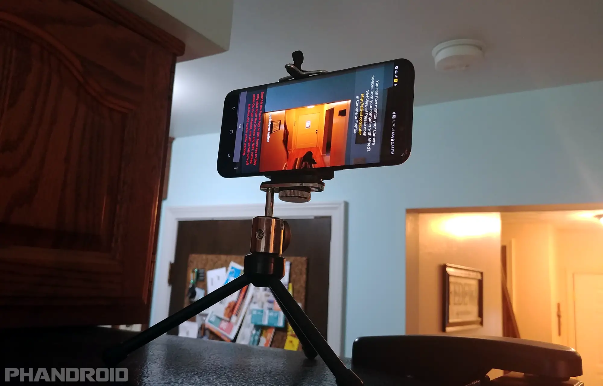 use an old android phone as a security camera