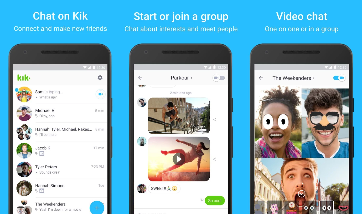 Kik is a hugely popular messaging app in some parts of the world. 