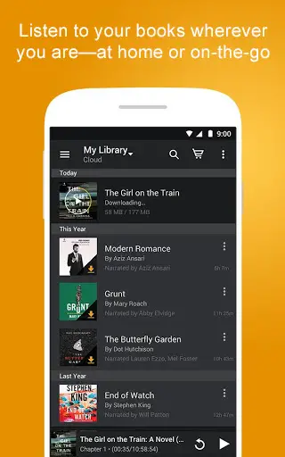 best audio book app players
