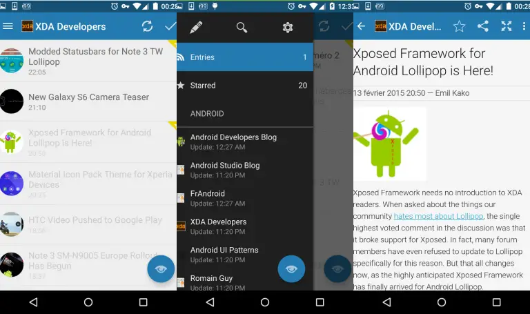 best feed reader android