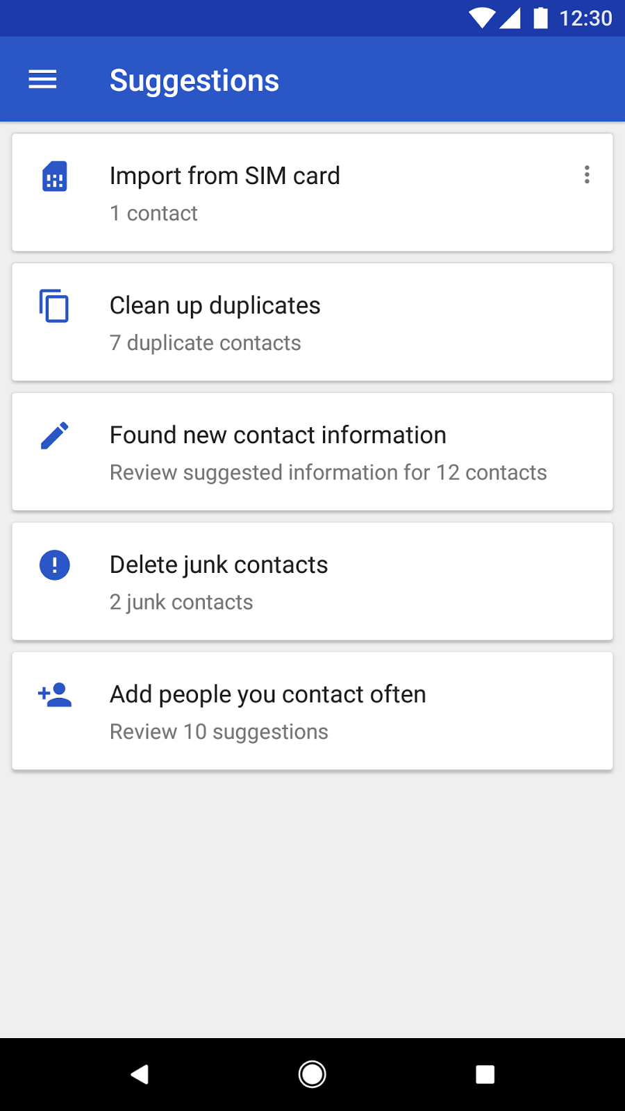 Google updates the Contacts app with new UI changes and features