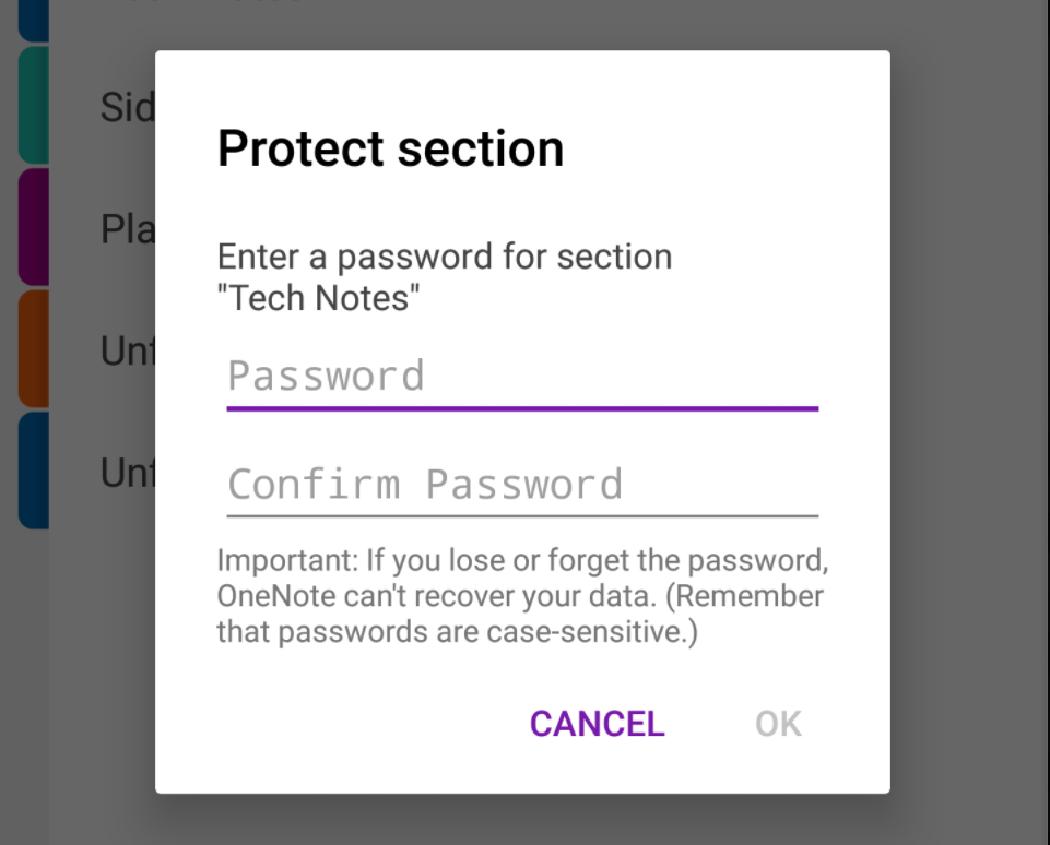 Microsoft OneNote gets fingerprint and password protection - Phandroid