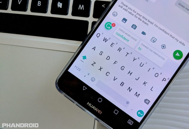 grammarly in android