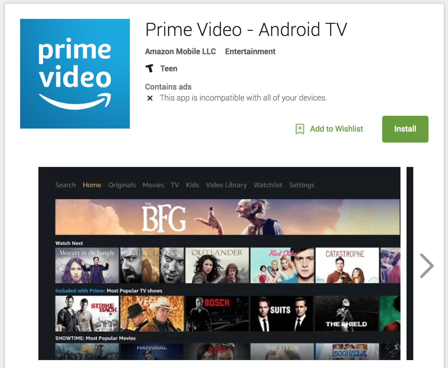 prime video app download