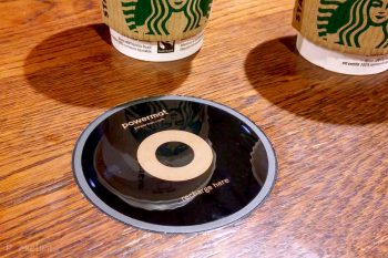 Powermat Starbucks wireless charging
