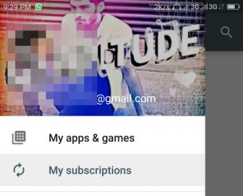 google play subcription menu 1