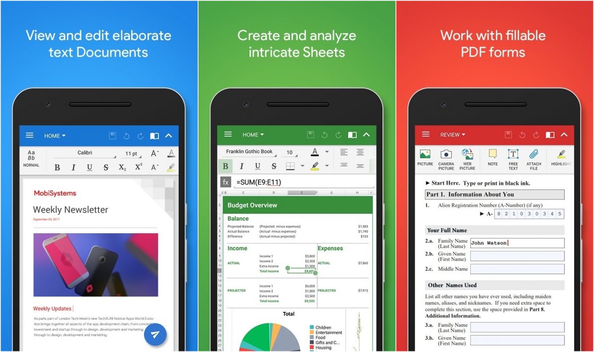 8 Best Office Suite Apps For Android – Phandroid