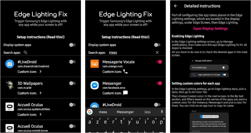 edge lighting one ui 3.0