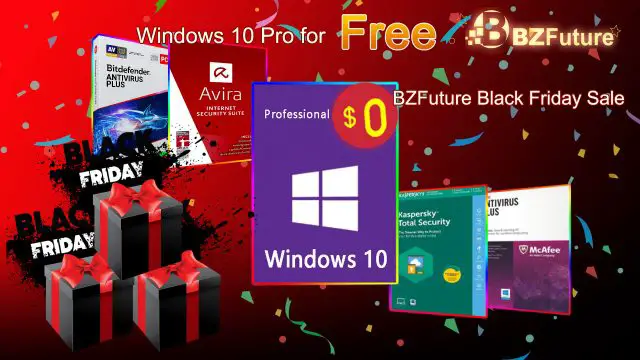 Get Windows 10 Pro For Free From Bzfuture S Black Friday Sale