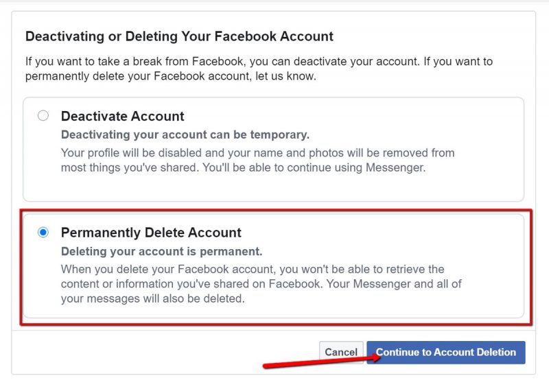 How to delete your Facebook account - Phandroid